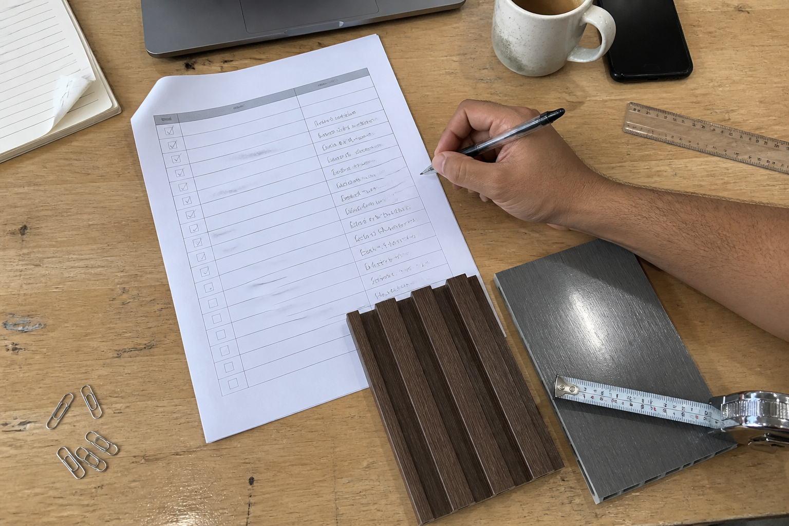 purchase brief for importing WPC wall panels from China